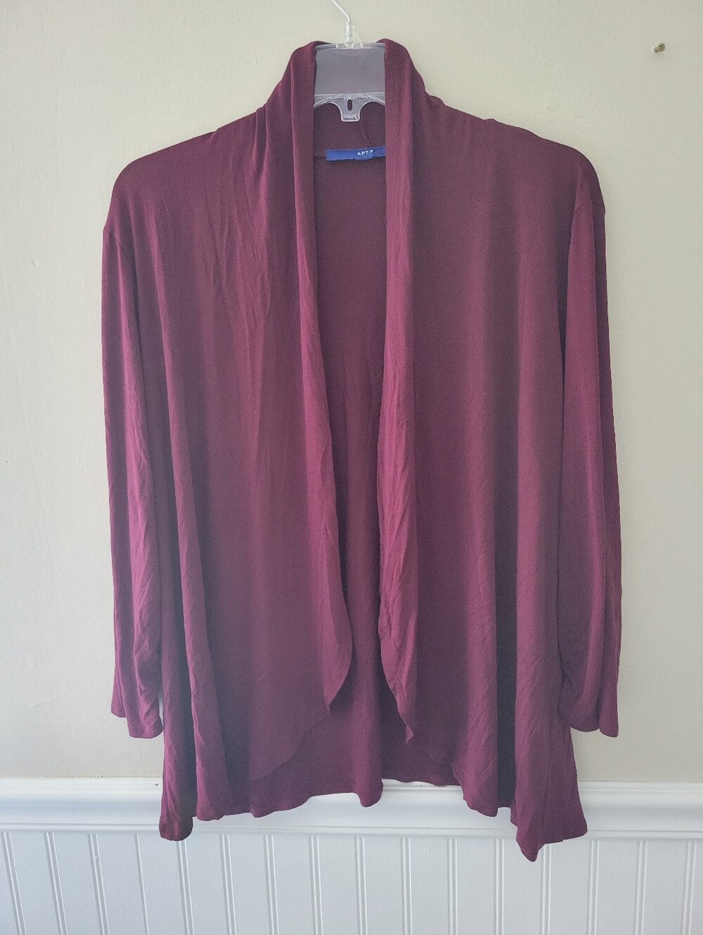 Apt. 9 Wine Colored Cardigan - Picture 2 of 5